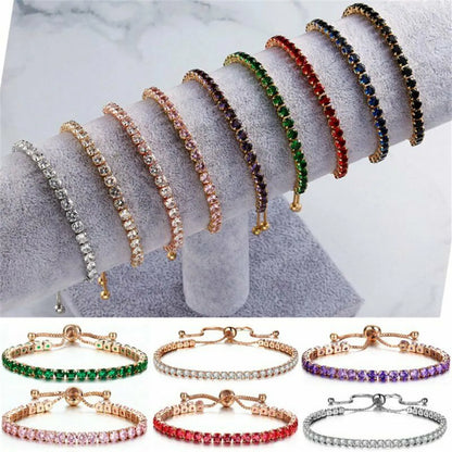 Fashion Geometric Alloy Plating Zircon Women'S Bracelets