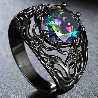 Fashion Geometric Alloy Plating Zircon Women's Rings