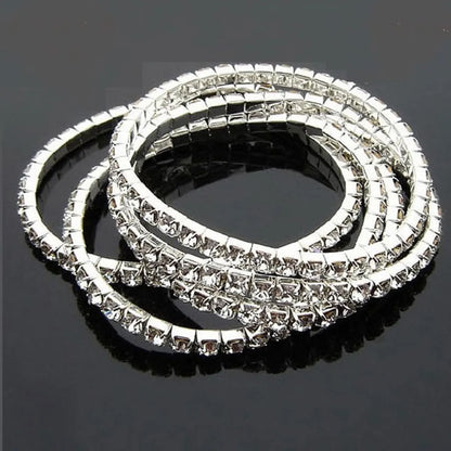 Fashion Geometric Alloy Rhinestones Women's Bracelets