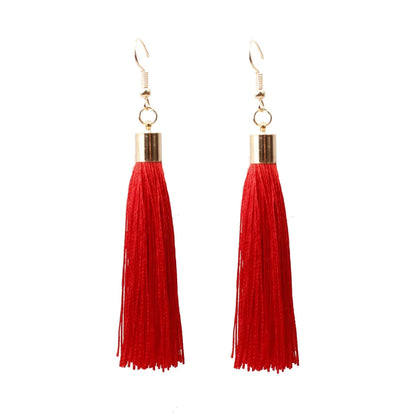 Fashion Geometric Alloy Tassel Plating Women'S Earrings 1 Pair