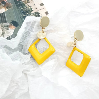 Fashion Geometric Alloy Women'S Drop Earrings