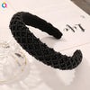 Fashion Geometric Artificial Pearl Plating Headwear 1 Piece