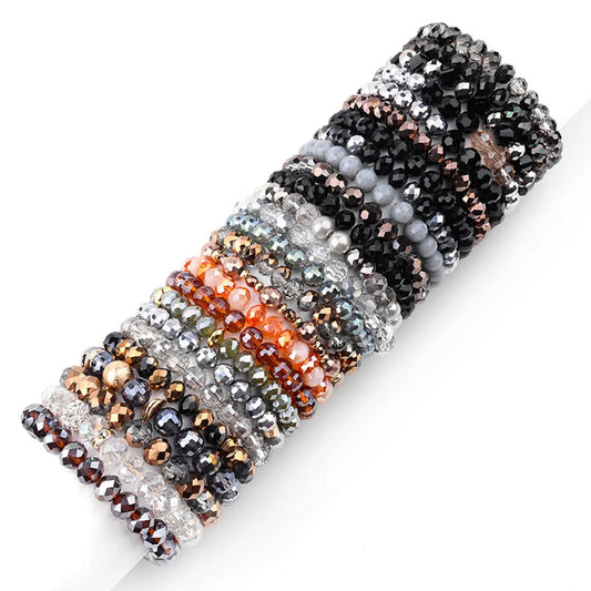 Fashion Geometric Beaded Crystal Bracelets