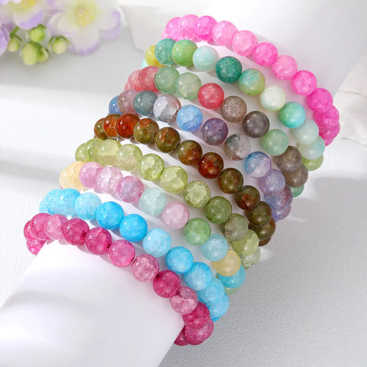 Fashion Geometric Beaded Resin Bracelets 1 Piece