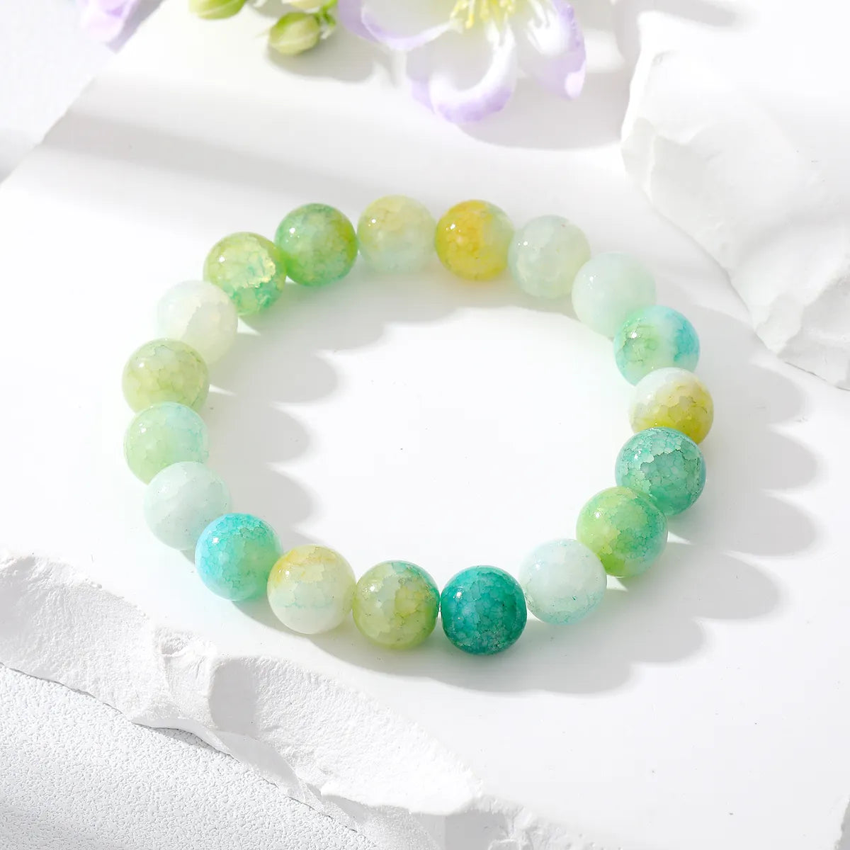 Fashion Geometric Beaded Resin Bracelets 1 Piece