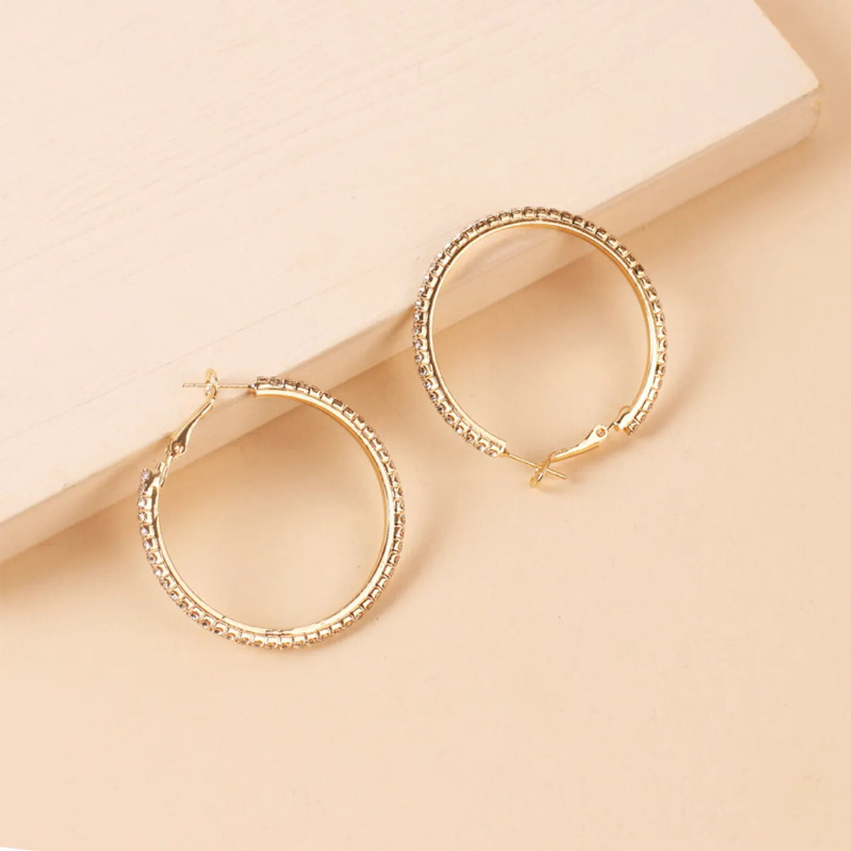 Fashion Geometric Big Circle Alloy Earrings Wholesale