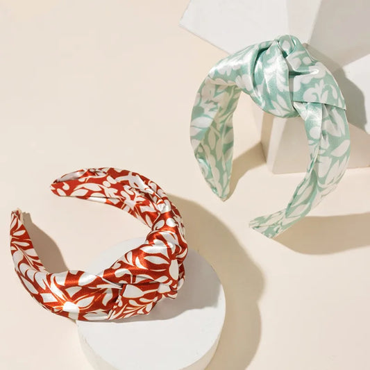 Fashion Geometric Cloth Printing Hair Band