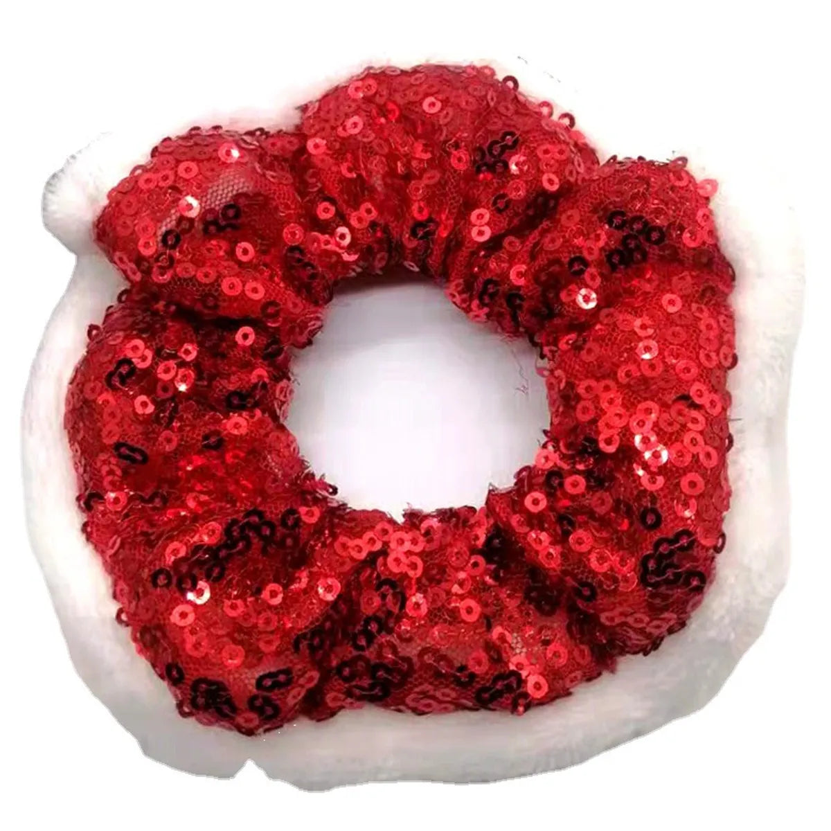 Fashion Geometric Cloth Sequins Hair Tie 1 Piece