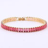 Fashion Geometric Copper Zircon Bracelets In Bulk