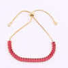 Fashion Geometric Copper Zircon Bracelets In Bulk