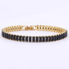 Fashion Geometric Copper Zircon Bracelets In Bulk