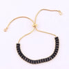 Fashion Geometric Copper Zircon Bracelets In Bulk