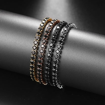 Fashion Geometric Copper Zircon Bracelets