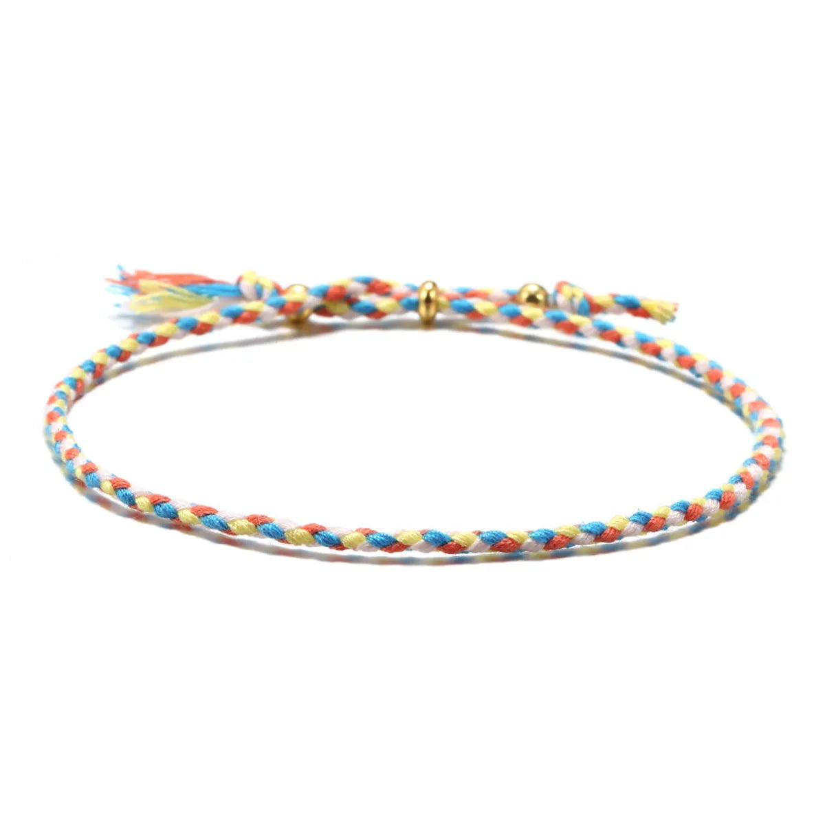 Fashion Geometric Cotton Braid Copper Unisex Bracelets