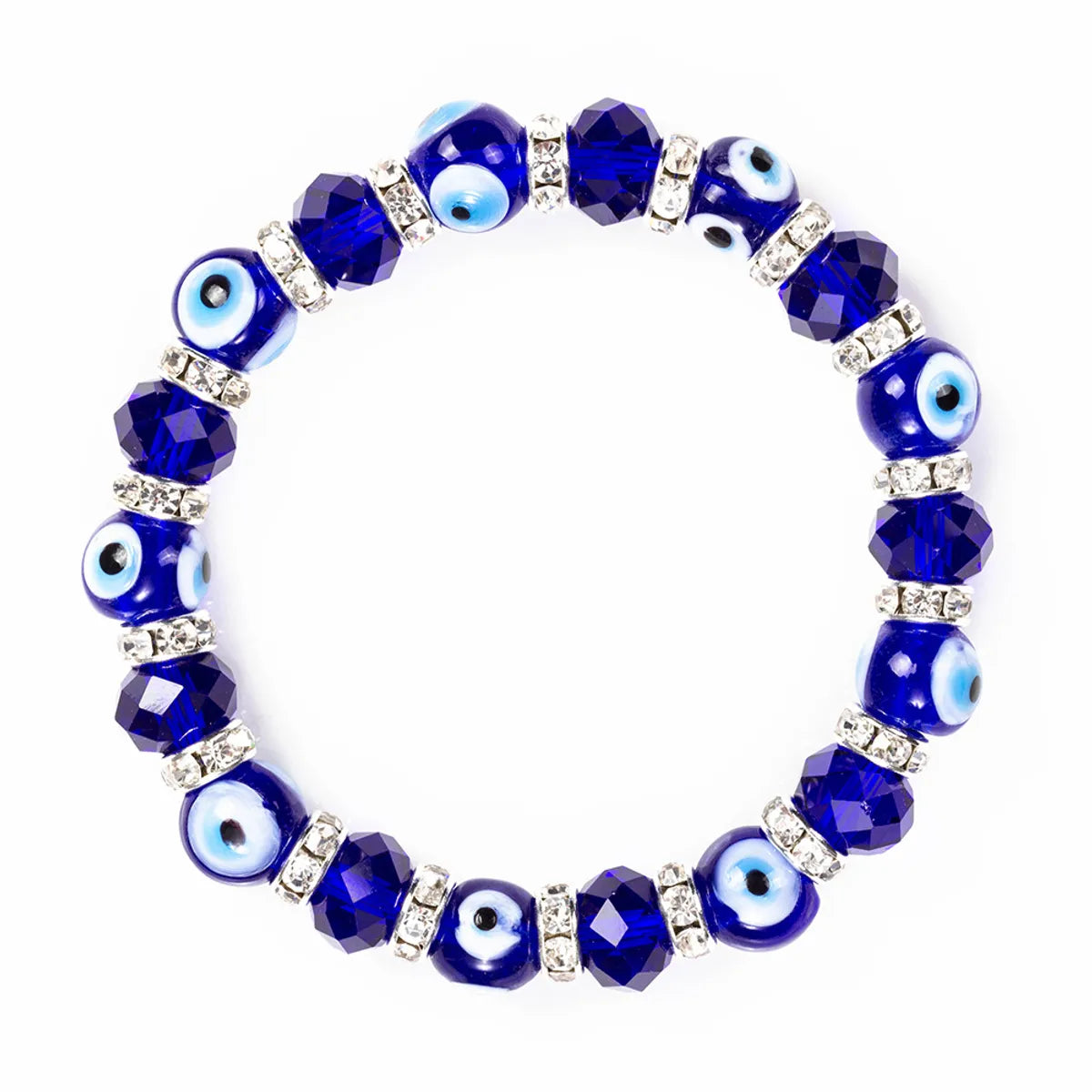 Fashion Geometric Devil'S Eye Alloy Glass Women'S Bracelets