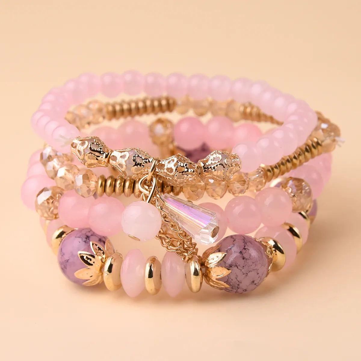 Fashion Geometric Glass Wholesale Bracelets