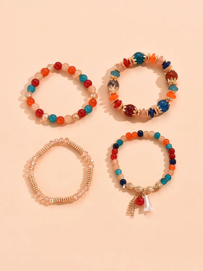 Fashion Geometric Glass Wholesale Bracelets