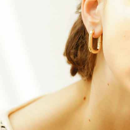 Fashion Geometric Hollow Square Earrings