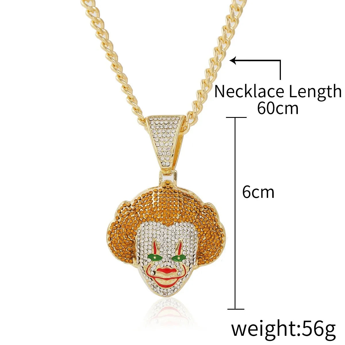 Fashion Geometric Letter Alloy Plating Metal Rhinestones Unisex Necklace 1 Piece