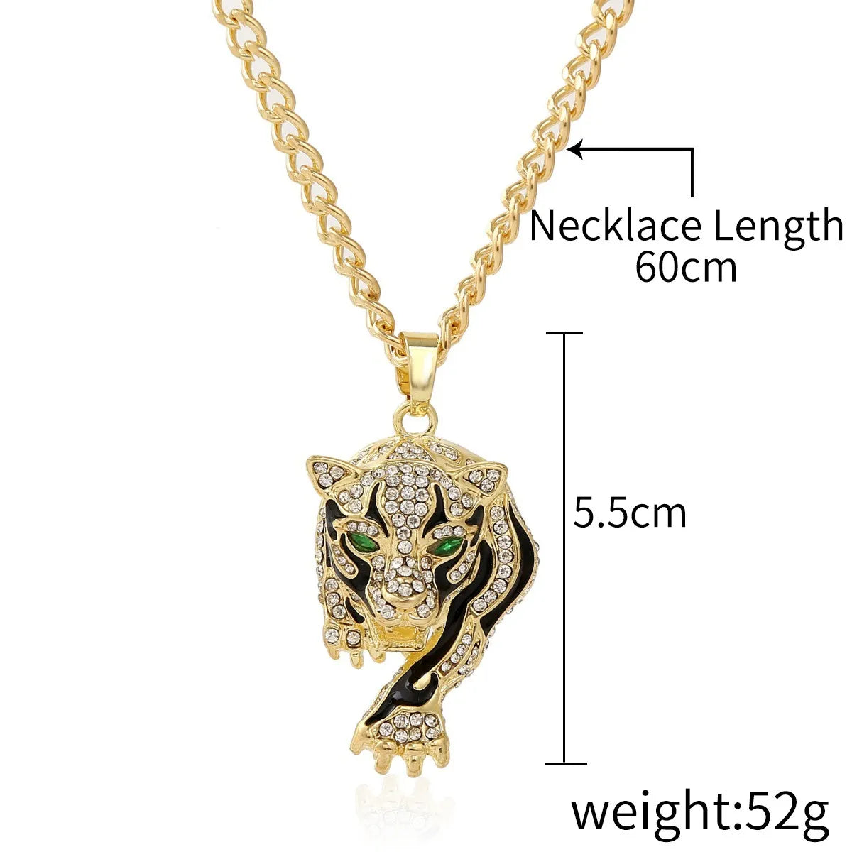 Fashion Geometric Letter Alloy Plating Metal Rhinestones Unisex Necklace 1 Piece