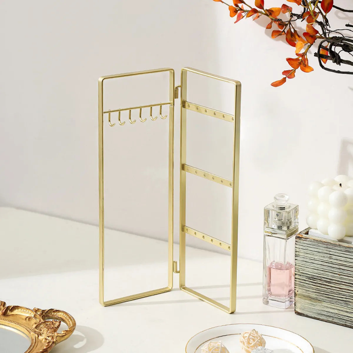 Fashion Geometric Metal Jewelry Rack