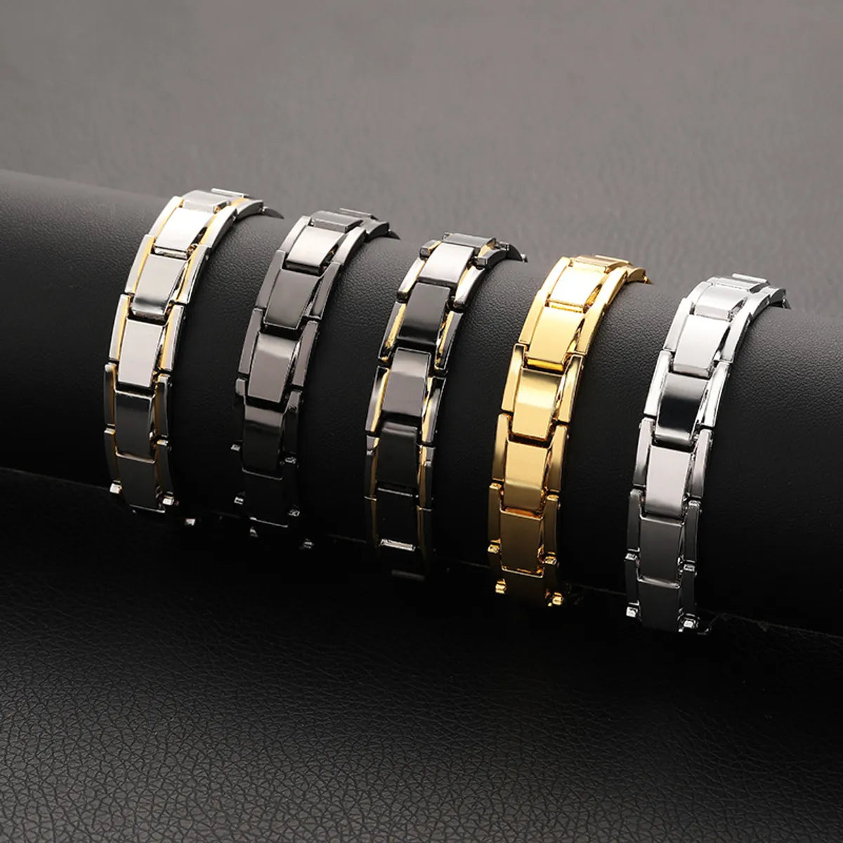 Fashion Geometric Metal Men'S Bracelets 1 Piece