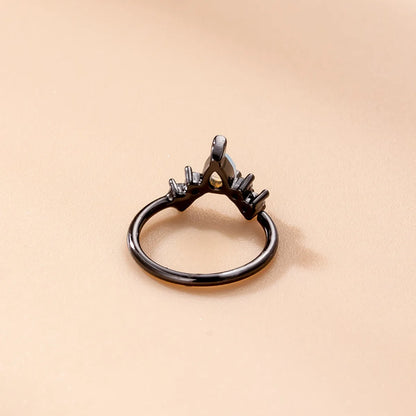 Fashion Geometric Metal Plating Zircon Nose Ring 1 Piece