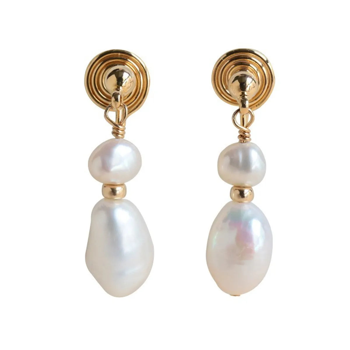 Fashion Geometric Pearl Earrings 1 Pair