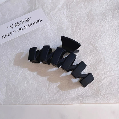 Women'S Fashion Geometric Plastic Hair Claws