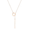 Fashion Geometric Round Stainless Steel Necklace Clavicle Chain Wholesale