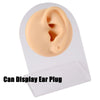 Fashion Geometric Silica Gel Simulation No Inlaid Stereo Ear Model