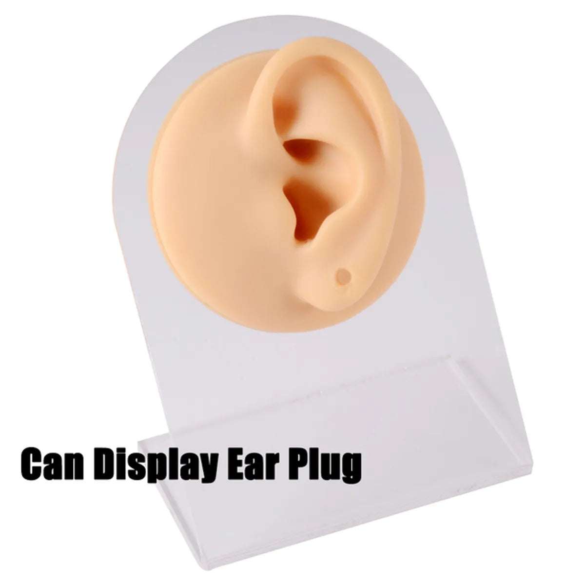 Fashion Geometric Silica Gel Simulation No Inlaid Stereo Ear Model