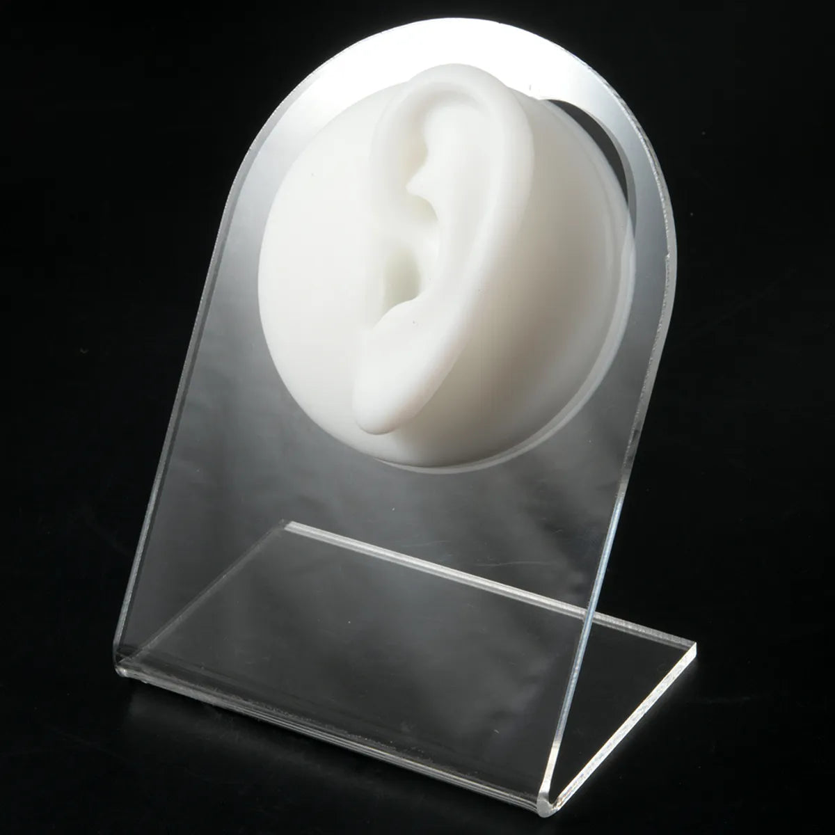 Fashion Geometric Silica Gel Simulation No Inlaid Stereo Ear Model