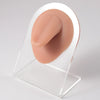 Fashion Geometric Silica Gel Simulation No Inlaid Stereo Ear Model