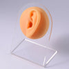 Fashion Geometric Silica Gel Simulation No Inlaid Stereo Ear Model