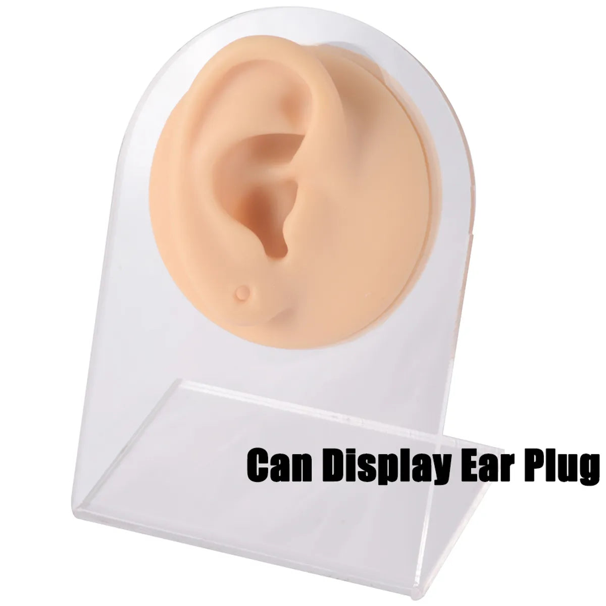 Fashion Geometric Silica Gel Simulation No Inlaid Stereo Ear Model