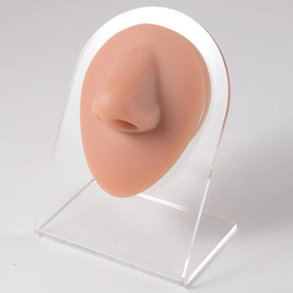 Fashion Geometric Silica Gel Simulation No Inlaid Stereo Ear Model