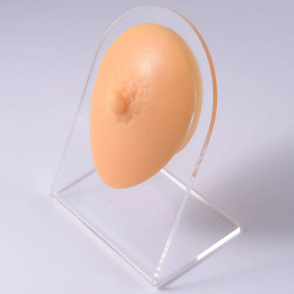 Fashion Geometric Silica Gel Simulation No Inlaid Stereo Ear Model