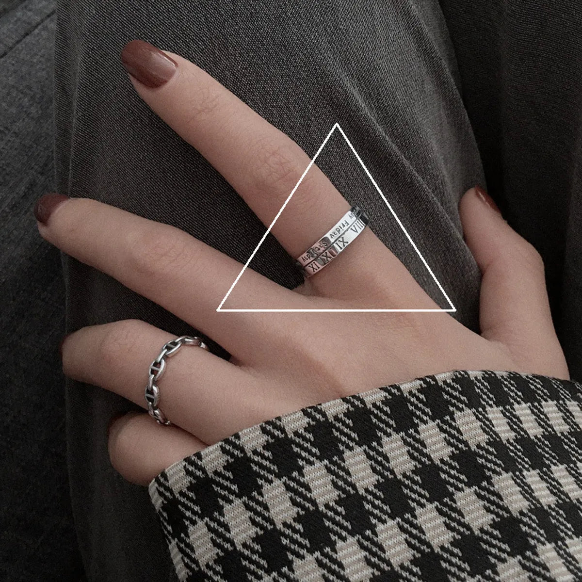 Fashion Geometric Copper Plating White Gold Plated Silver Plated Women'S Open Ring