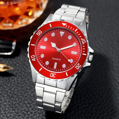 Fashion Geometric Single Folding Buckle Electronic Men'S Watches