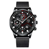 Fashion Geometric Single Folding Buckle Quartz Men'S Watches