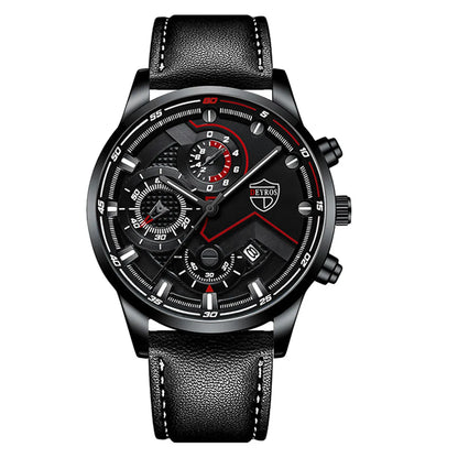 Fashion Geometric Single Folding Buckle Quartz Men'S Watches