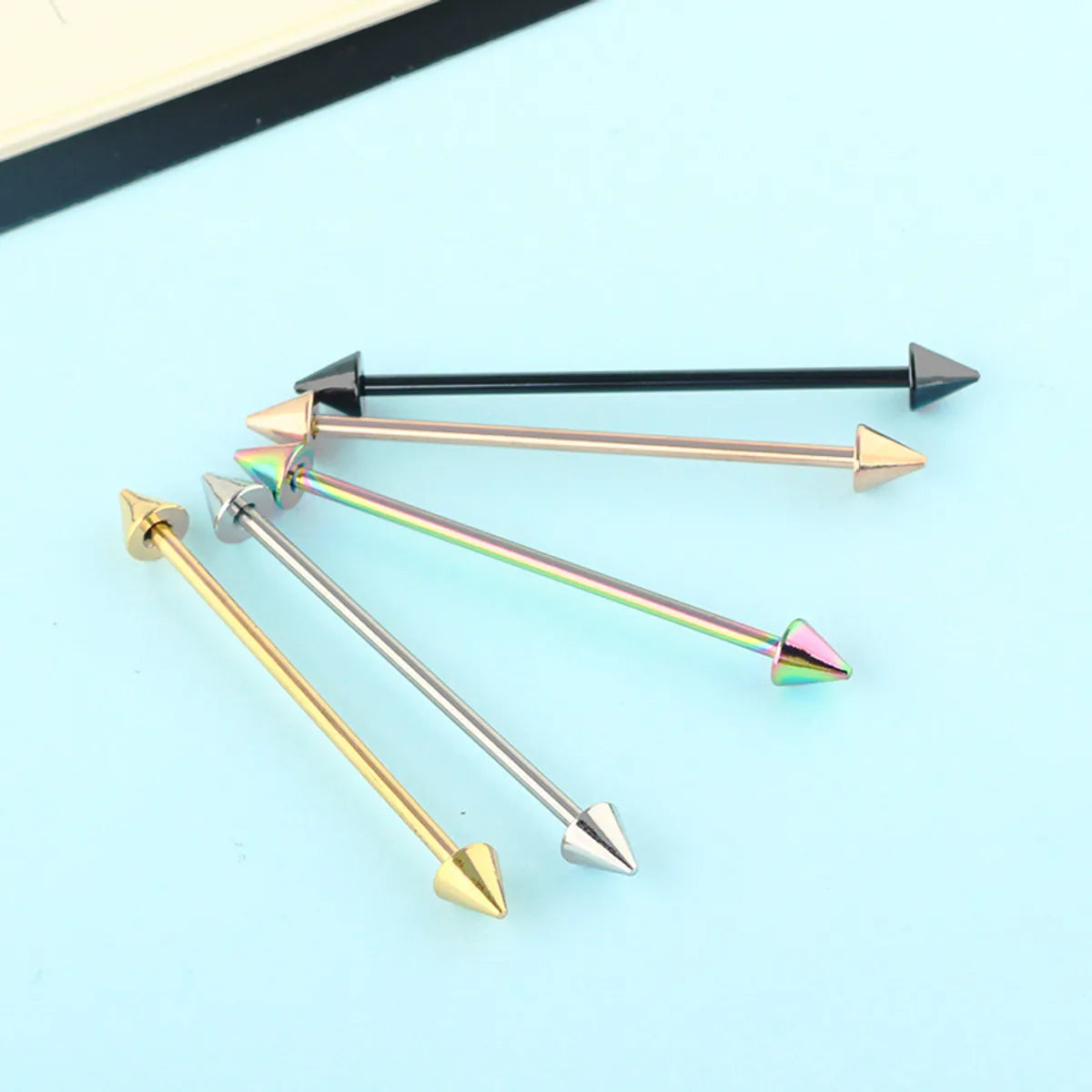 Fashion Geometric Stainless Steel Metal Ear Studs 1 Piece