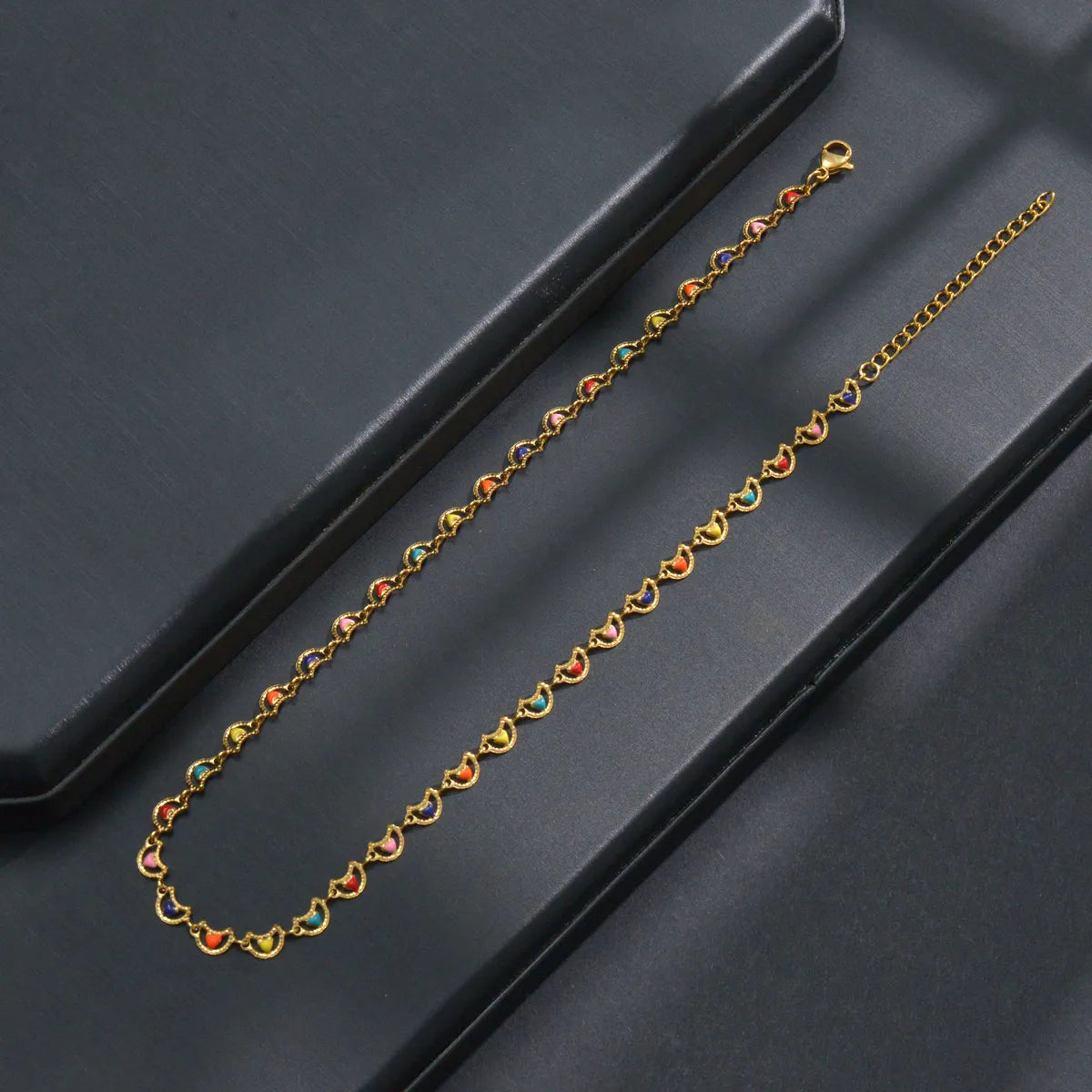 Fashion Geometric Stainless Steel Necklace Plating Stainless Steel Necklaces