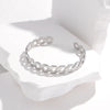 Fashion Geometric Stainless Steel Plating Bangle