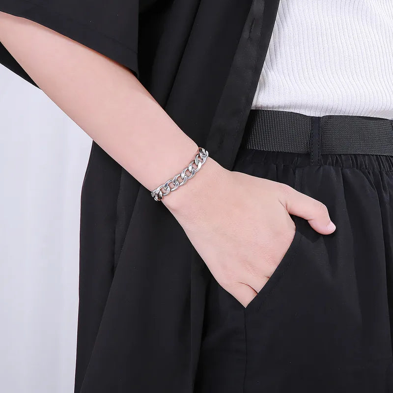 Fashion Geometric Stainless Steel Plating Bracelets 1 Piece