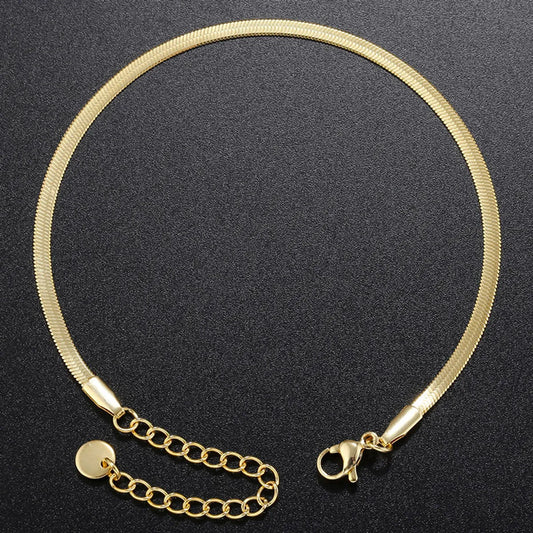 Fashion Geometric Stainless Steel Plating Bracelets