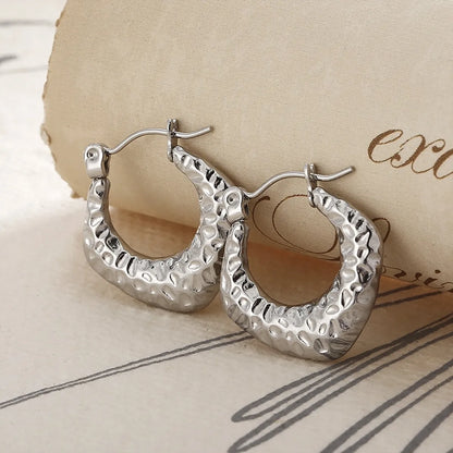 1 Pair Fashion Geometric Plating Stainless Steel Earrings