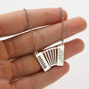 Stainless Steel Fashion Plating Geometric Pendant Necklace