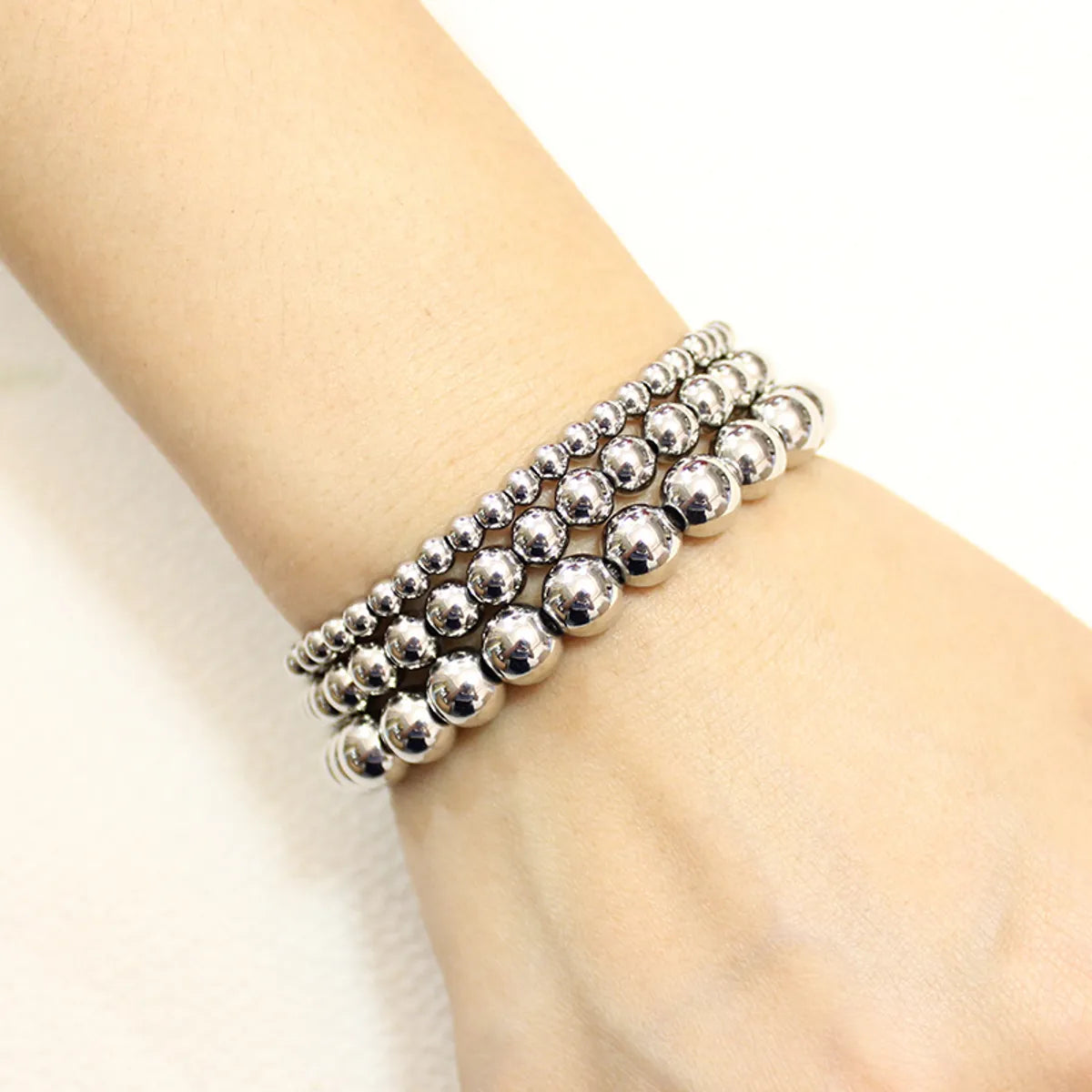 Fashion Geometric Stainless Steel Polishing Bracelets